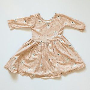 Vivie & Ash Blush Ghost 3/4 sleeve dress SIZE 4T